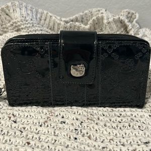 Loungefly X Hello Kitty Embossed Patent Leather Wallet